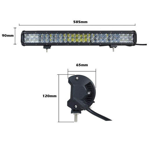23inch Osram LED Light Bar 5D 144w Sopt Flood Combo Beam Work Driving Lamp 4wd.