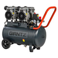 Giantz 50L Air Compressor Quiet 3.0HP Oil-Free Portable Tyre Inflator 200L/Min.