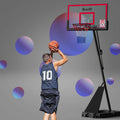 Everfit 3.05M Basketball Hoop Stand System Adjustable Height Portable Red Pro.