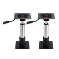 Seamanship Boat Seat Pedestal 34â46cm Adjustable Gas Lift 360 Degrees Swivel 2 Pack.