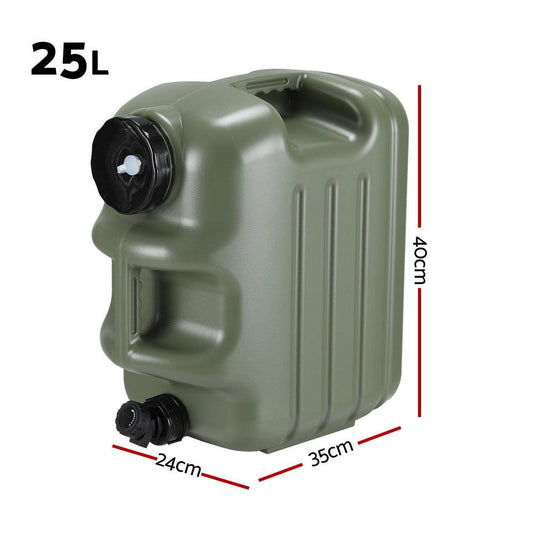 Weisshorn 25L Water Container Jerry Can Bucket Camping Outdoor Storage Tank.