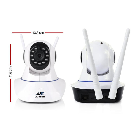 UL-tech 1080P Wireless IP Cameras Security WIFI Cam White.