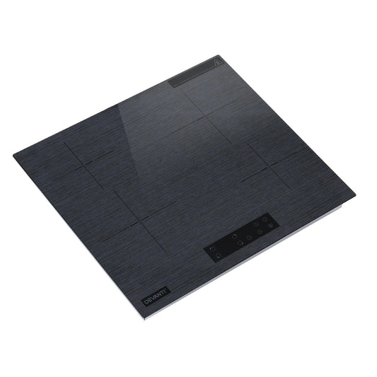 Devanti Electric Ceramic Cooktop 60cm Touch Control Grey.