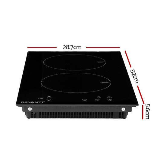 Devanti Induction Cooktop 30cm Electric Cooker.