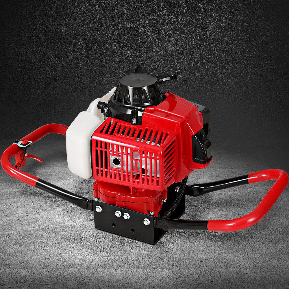Giantz Petrol Post Hole Digger Motor Only Engine Red.