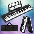 Alpha 61 Keys Foldable Electronic Piano Keyboard Digital Electric w/ Carry Bag.