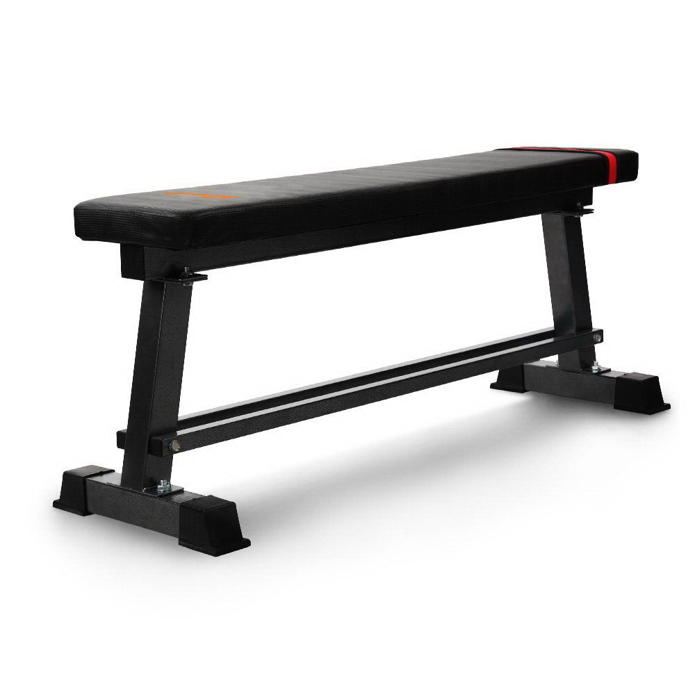 Everfit Weight Bench Flat Bench Press Home Gym Equipment 300kg Capacity.
