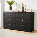 Artiss 6 Chest of Drawers Tallboy Cabinet - LEIF Black