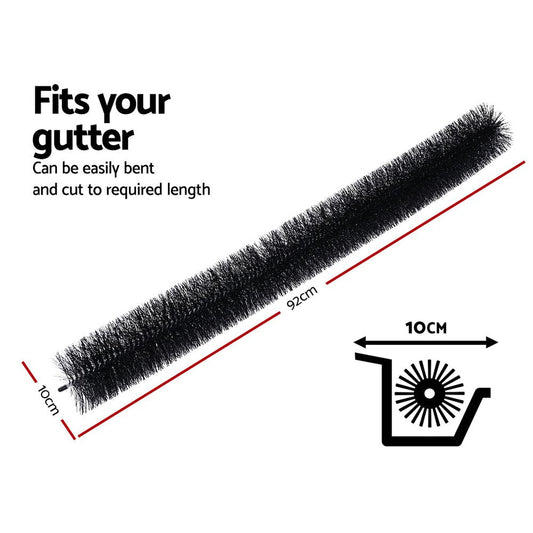 Gardeon Gutter Guard Brush 22M 92X10cm 24PCS.