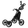 Everfit Golf Buggy Foldable Trolley Golf Cart Wheels Umbrella Bottle Holder.