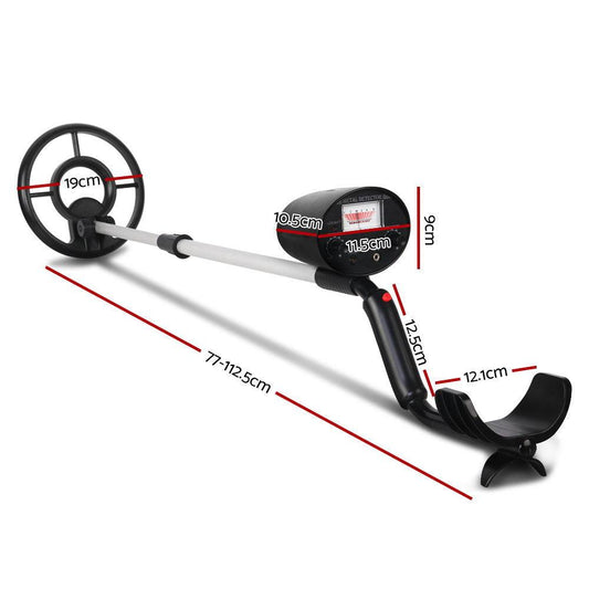 Metal Detector 180MM Deep Sensitive Waterproof Treasure Hunter Gold Digger Black.