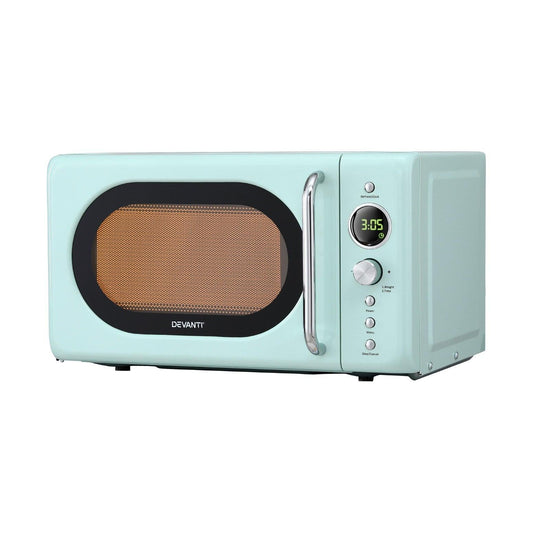 Devanti 20L Microwave Oven 700W Green.