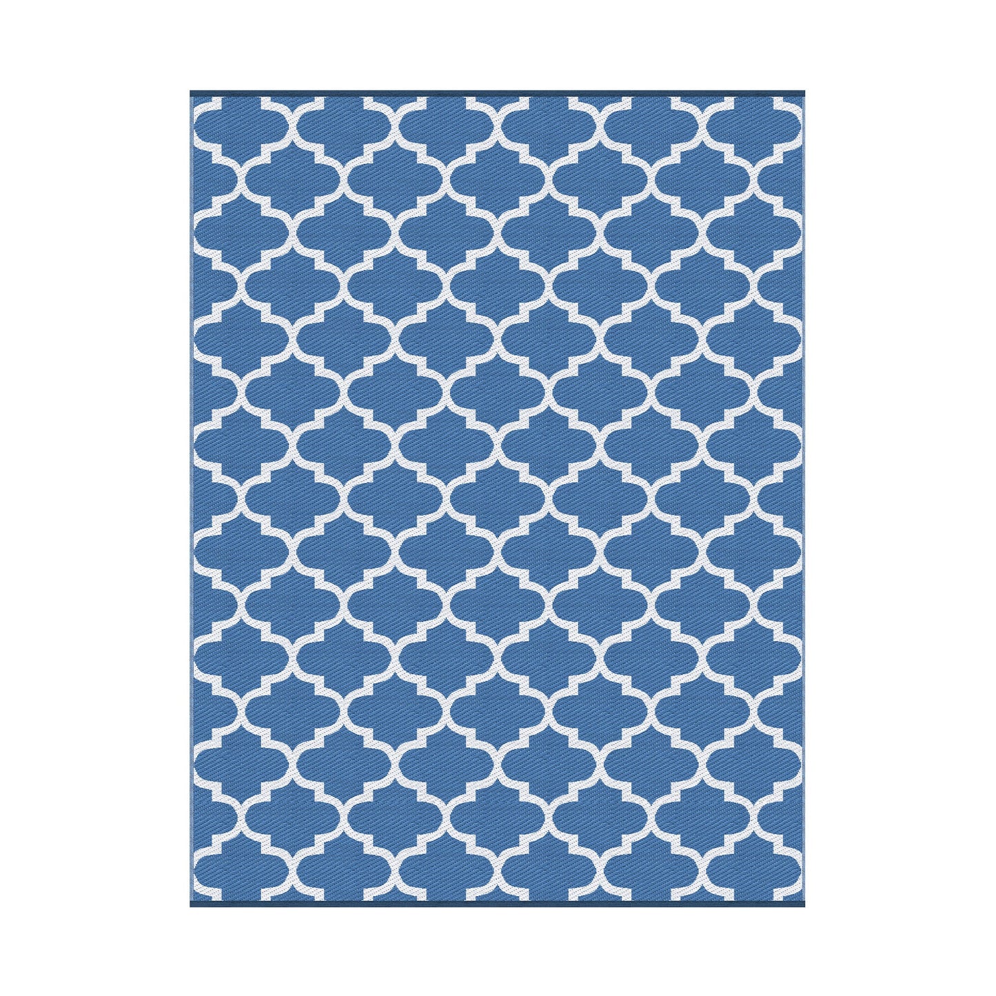 Gardeon Outdoor Rugs 274x366cm Large Carpet Reversible Area Mat PP Dual-Sided Patio Rug Blue