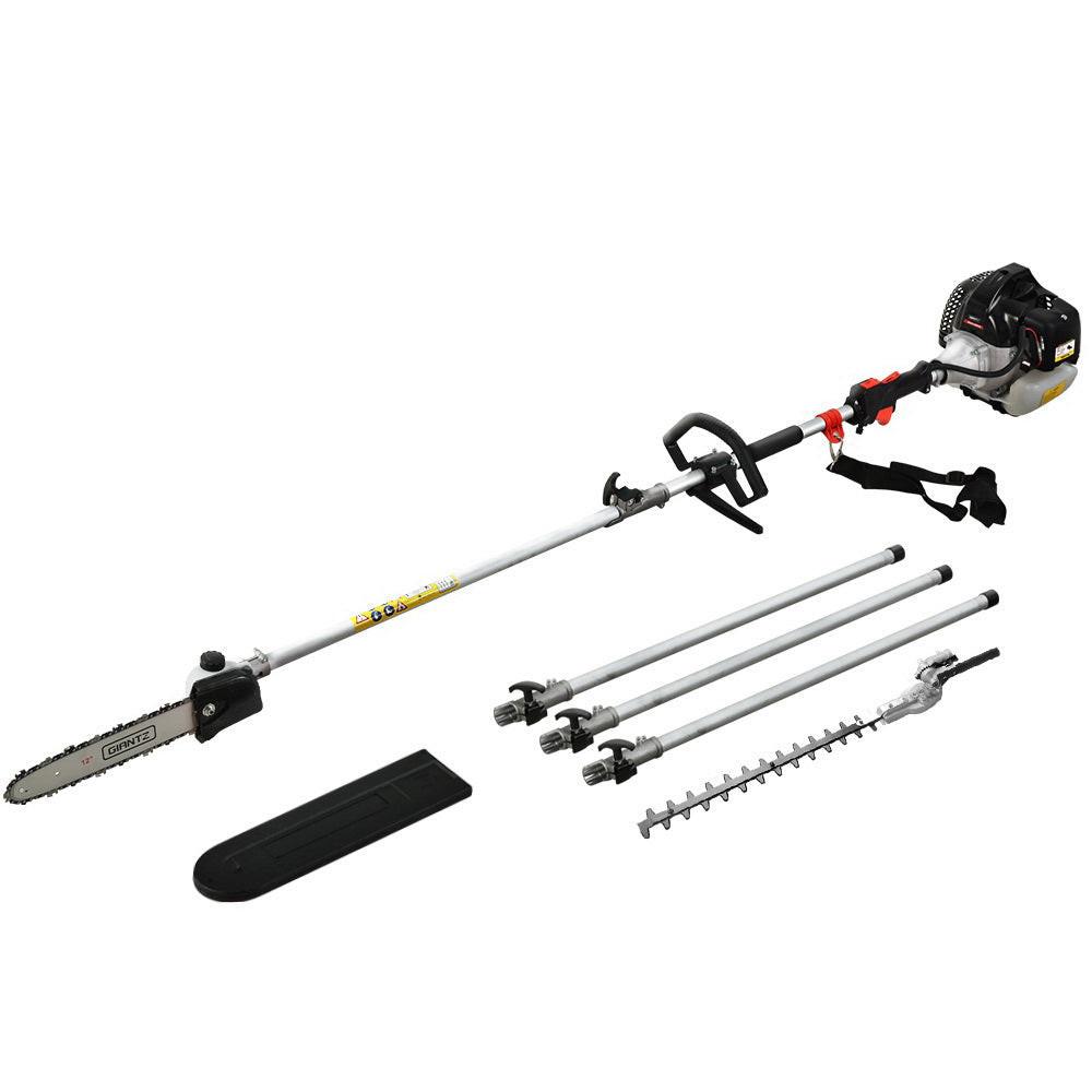 Giantz 62CC Pole Chainsaw Hedge Trimmer 12in Chain Saw 5.6m Long Reach.