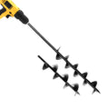 Giantz Power Garden Spiral Auger Hole Digger Earth Drill Bit Φ75x300 & 600mm.