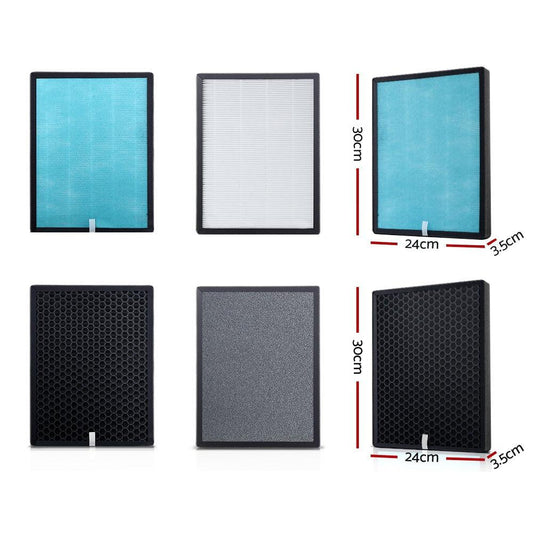 Devanti Air Purifier 4 Layers HEPA Replacement Filter.