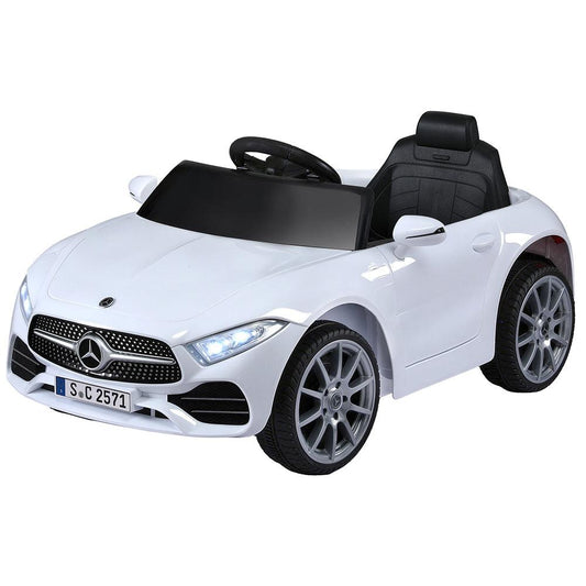 Kids Electric Ride On Car Licensed Outdoor Toys Cars Music Remote White.