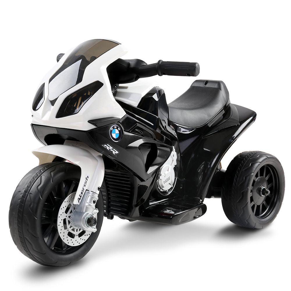 Kids Ride On Car Electric Ride On Cars Motorcycle Motorbike BMW Licensed S1000RR Black.