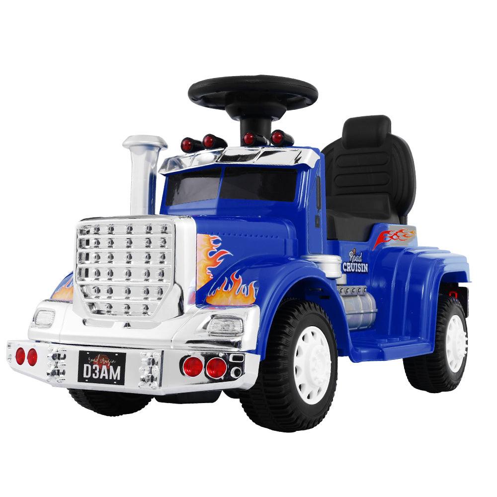 Rigo Kids Electric Ride On Car Truck Motorcycle Motorbike Toy Cars 6V Blue.