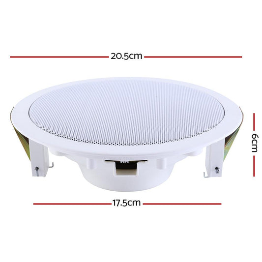 Giantz 6 Inch Ceiling Speakers In Wall Speaker Home Audio Stereos Tweeter 4pcs.