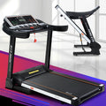 Everfit Treadmill Electric Auto Level Incline Home Gym Fitness Exercise 450mm.