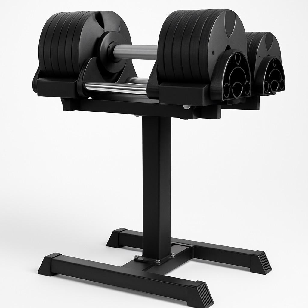 Curve Fitness Adjustable Dumbbells (Pair-Adjustable from 2kg to 24kg).