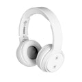 Laser Foldable Bluetooth Headphones with Mic Bright White.