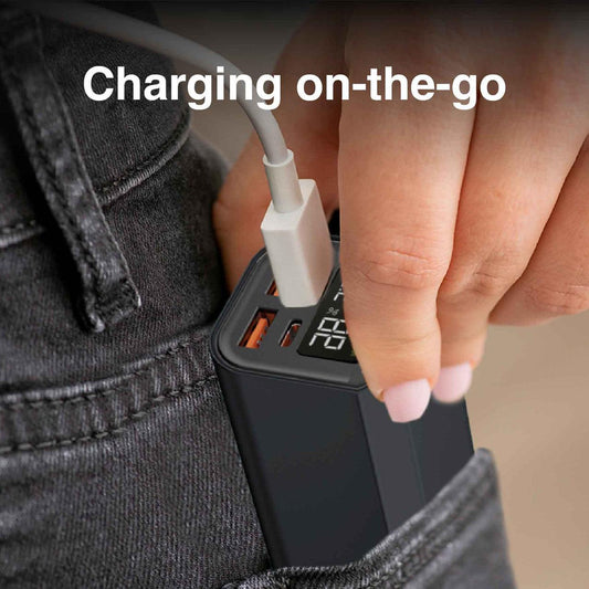 Laser 100W PD 20000mAh Laptop Power Bank Black.