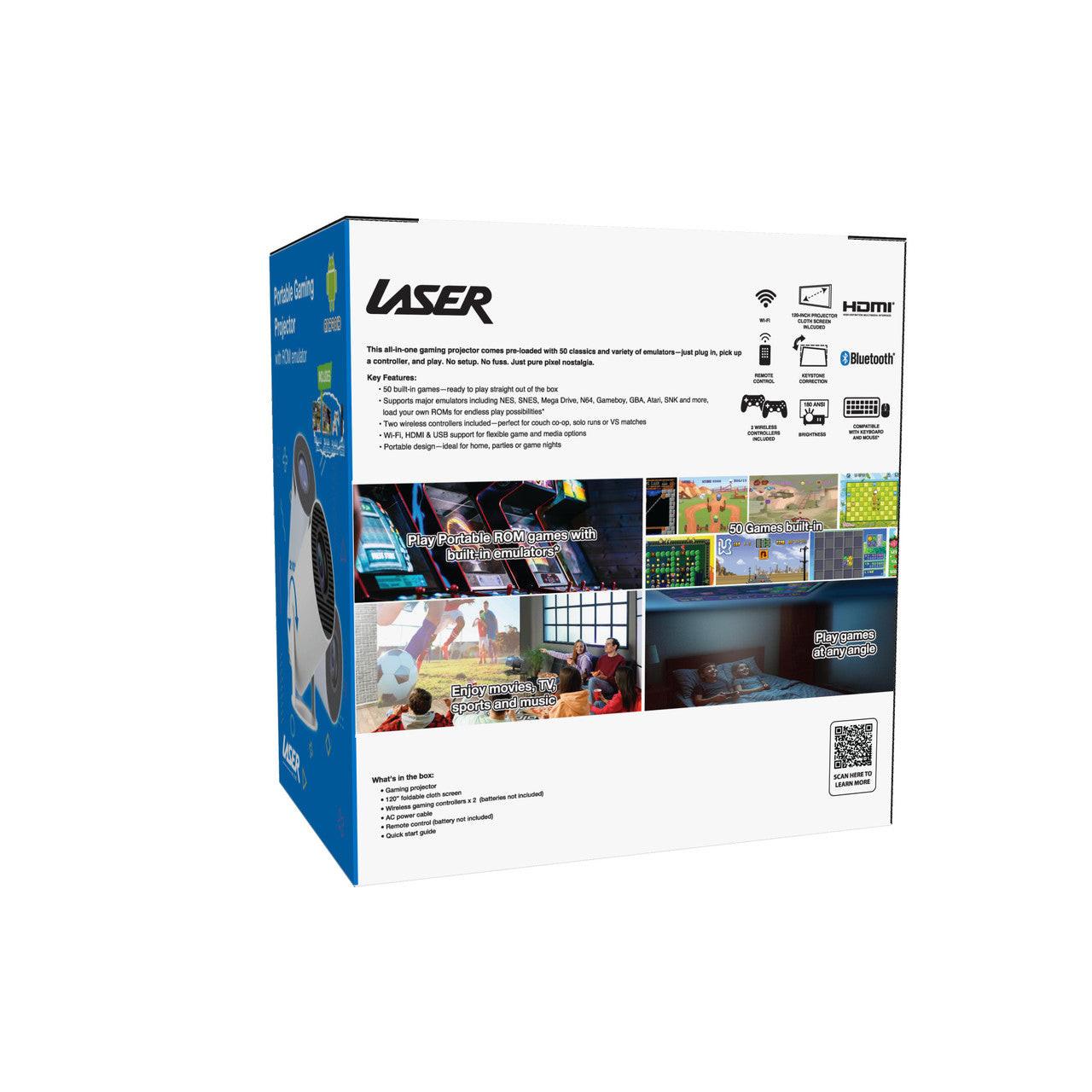 Laser Smart Projector 50 Games Two Controllers.