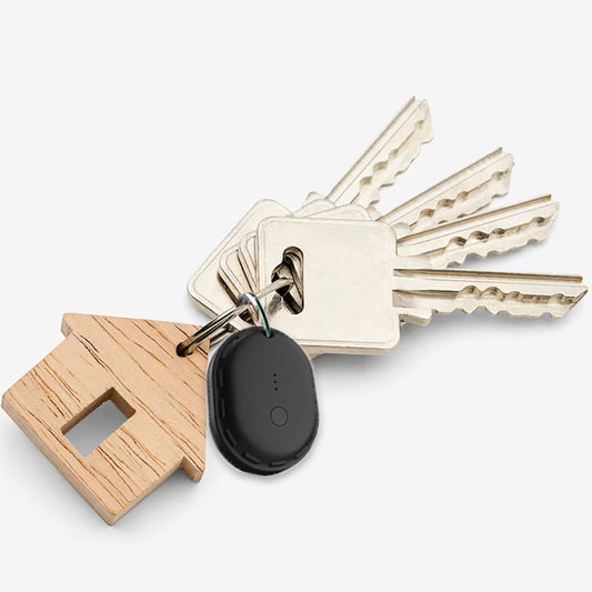 Laser Mini Smart Tag with Apple Find My Tracking Black