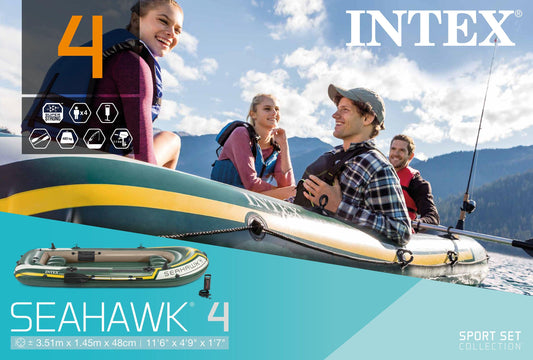 Intex Seahawk 4 Boat Set 68351.