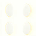(Pack of 4)LED Motion Sensor Night Light Indoor, Cordless Battery Powered,Stick-on Warm White Light with Built-in Infrared Motion Detection, Sensor Light for Hallway,Bedroom
