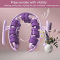 Lymphatic Drainage Massager,Cellulite Massage Roller,Body Sculpting Machine,Thighs Massager, Manual Leg Roller,Relaxing Muscles,360 °28 Wheels Anti Cellulite Roller for Legs (PURPLE)
