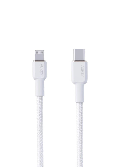 Aukey Circlet CC 60W 1m Nylon Braided USB-C to USB-C Cable (CB-NCC1).