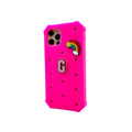 Lovefone Kids Silicone Case iPhone 15 Pro Hot Pink.