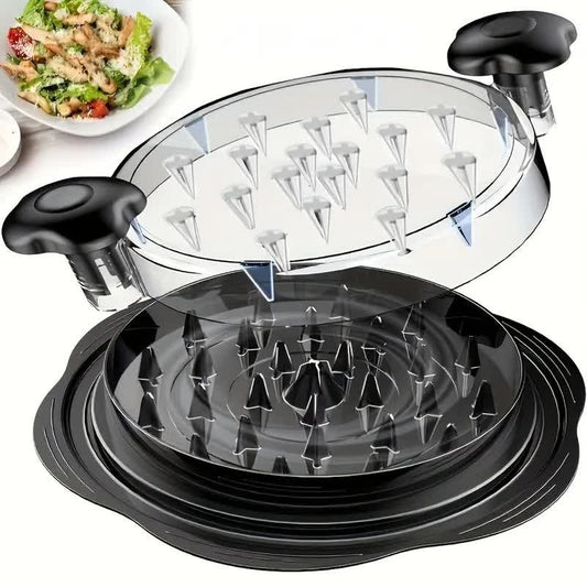 Multi-functional chicken breast shredder; minced meat separator; meat grinder; baby food tool with transparent lid; chicken shredding device.