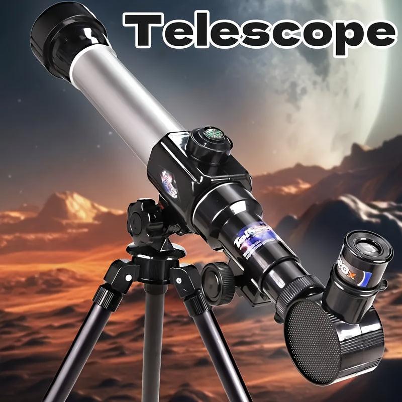 **Entry-Level Quick-Setup Astronomical Telescope | Stable Tripod, Four-Step Star and Landscape Viewing, Clear Sight of Moon and Landmarks, Top Choice for Family Outdoor Exploration**.
