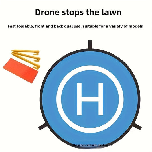 **Drone Quick-Fold Landing Pad + UV-Resistant Storage Bag Combo | Dual-Sided Takeoff/Landing, UV Protection & Shockproof, Ready-to-Go for Outdoor Aerial Photography, a Lightweight Protection System Designed for Pilots**(Yellow))