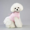 pet products Small Dog Dress Female Tiny Puppy Clothes Girl Tutu for Dogs Dresses Harness Birthday Apparel(Chest circumference42cm, back length30cm, neck circumference29cm)