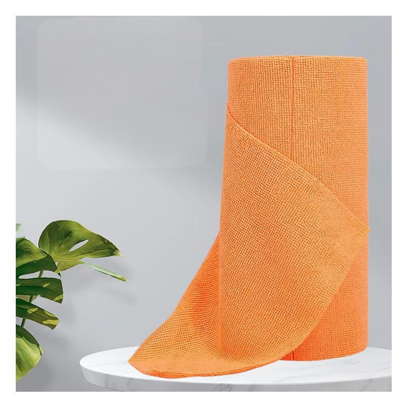 Christmas gift 50-Piece 25x25cm Polycotton Cleaning Cloth Roll, Reusable Dual-Use Dish & Surface Wipes for Home & Kitchen(grey)