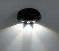 Solar Outdoor Wall Lights (2-Pack): IP44 Waterproof LED Sconces for Garden, Patio & Pathway Lighting(white light)