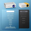 1080P HD Mini Projector with LED Display.