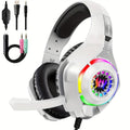 Gaming Headset with Mic & LED Lights.