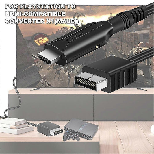 HDMI Cable Compatible with Playstation 2 PS2 HD Audio Video.