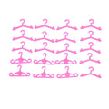 20 pcs/lot Pink Hangers Dress Clothes Accessories For Barbie Doll 0.