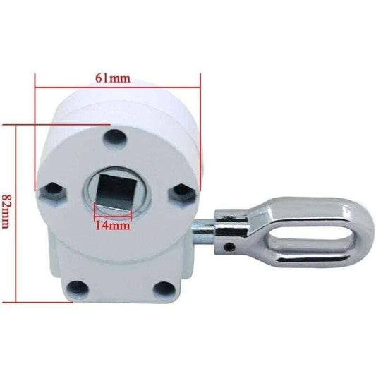 Manual Awning Winch for Caravan Awning Awning Arm Roller Box Exterior Terrace Solar...