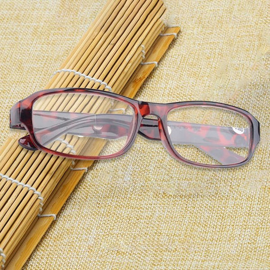 '+4.5 to +6.0 Reading Glasses, Black Optical Frames Black 6