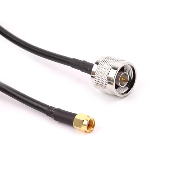 RG58 Pigtail Cable N Male to RP-SMA Male 3m RF Coaxial Antenna Cable.