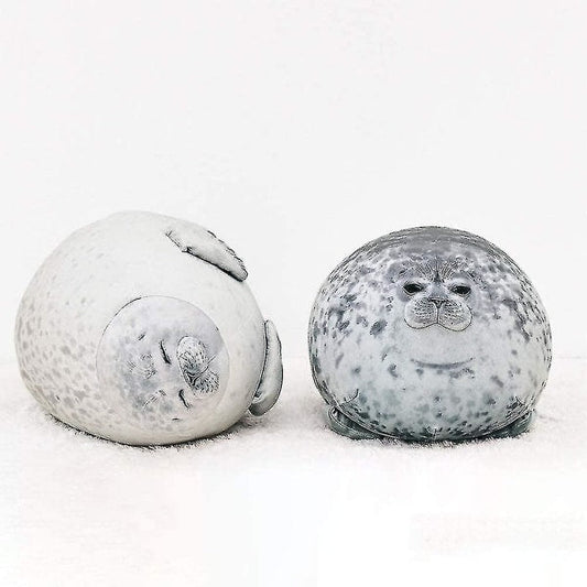 60cm seal pillow, chubby blob seal pillow Cute seal stuffed animal cotton plush toy Pillow Co.