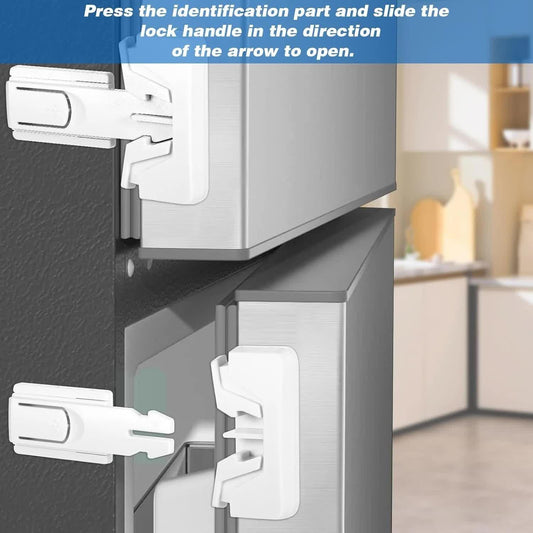 2 Pack Freezer Door Latches Refrigerator Lock Freezer Lock For Upright Freezer Refrigerator Fridge Freezer Door Lock Proof Refrigerator Lock Baby Safety Fridge Door Latch Locks For Kids Aging Seals.